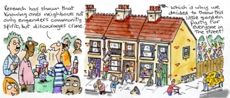Neighbours-Clare In The Community by Harry Venning
