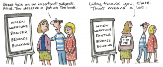 Clare In The Community by Harry Venning